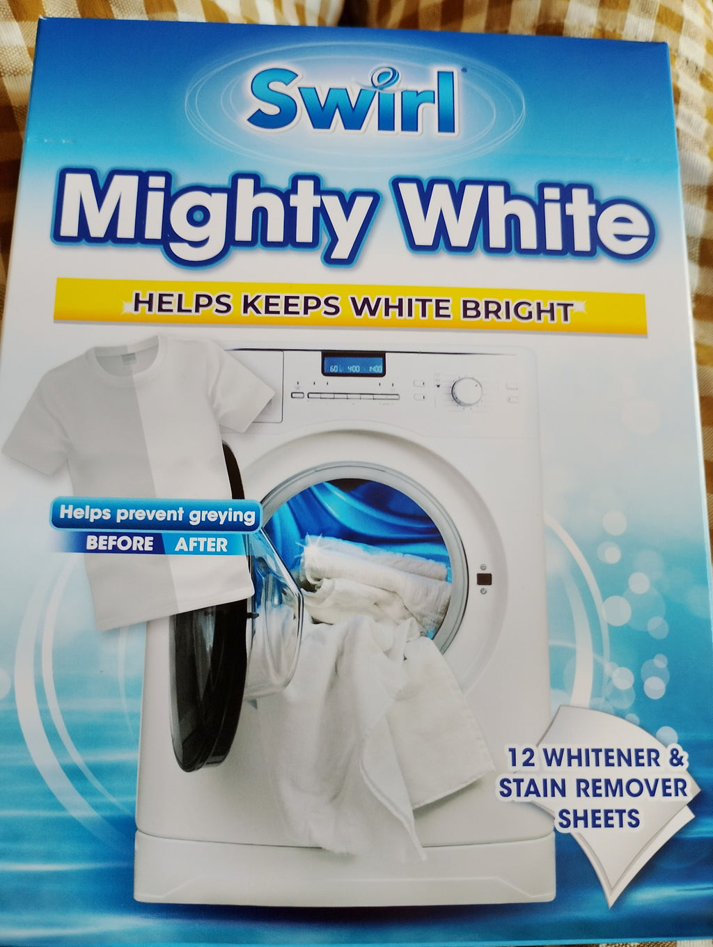 Mighty White & Mighty Black (12) Sheets to brighten your Laundry