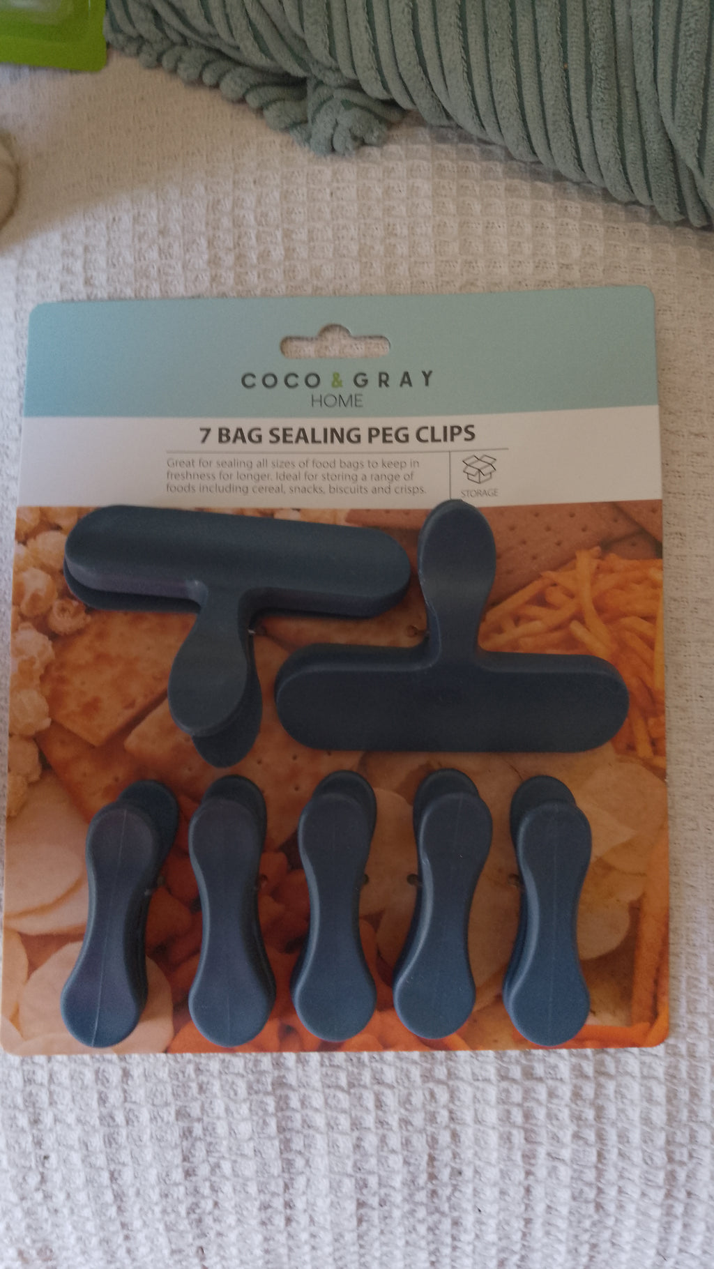 Peg Bag Clips 7pk for all open bags