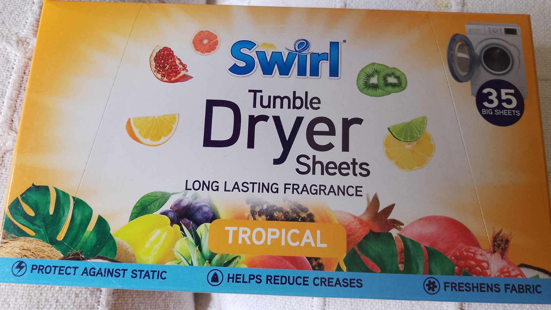 Tumble Dryer Sheets - Tropical +5 Pk of 35