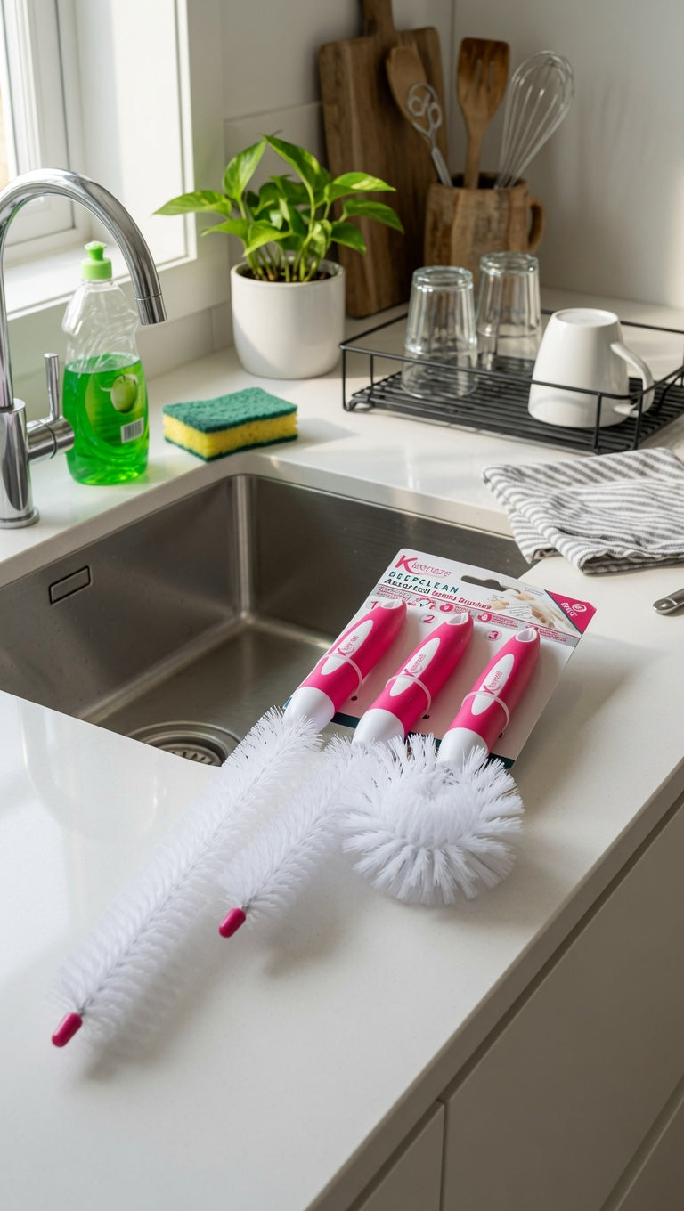 Multipurpose Bottle Brushes Pack of 3 Sizes