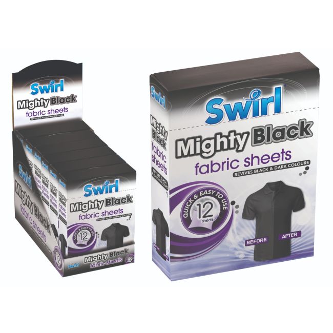 Mighty White & Mighty Black (12) Sheets to brighten your Laundry