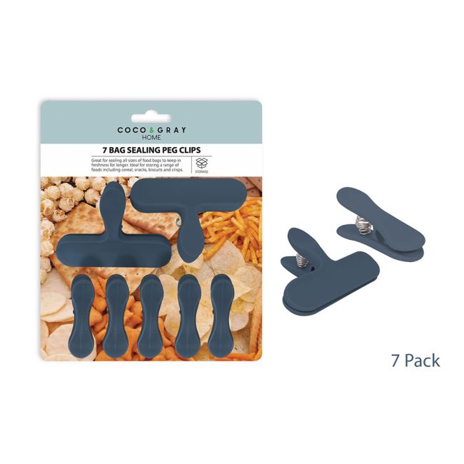Peg Bag Clips 7pk for all open bags