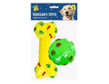 Dog Bone & Ball Squeaky Toy