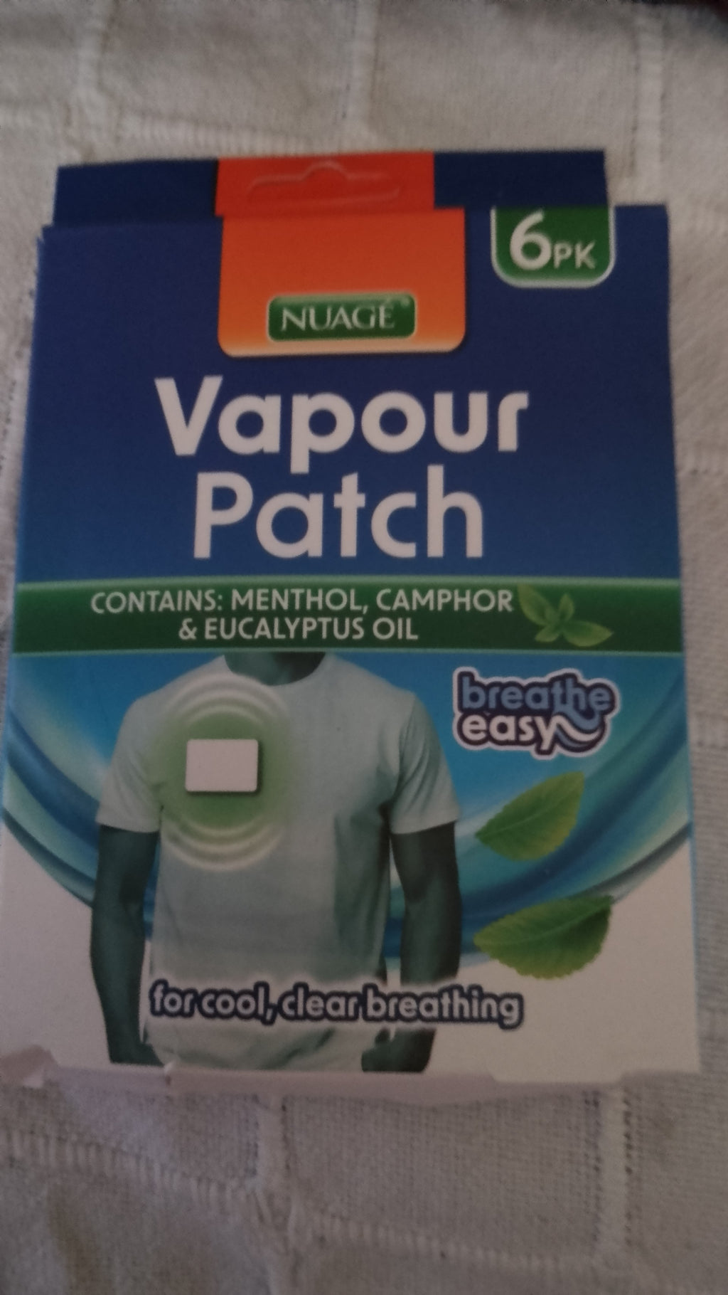 Vapour Patch Fast Relief - Pack of 6 Vegan