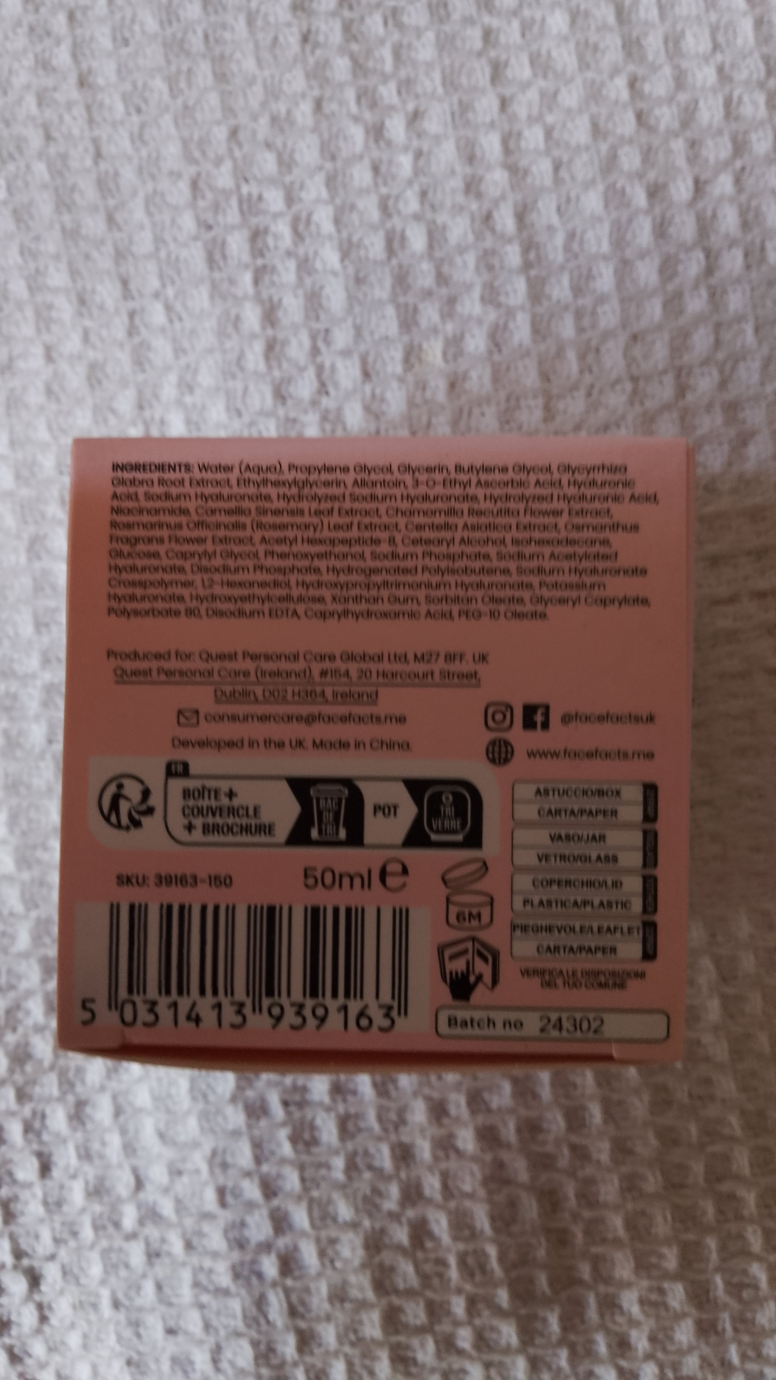 Face Facts Wonder Cream - Fragranced 50ml Multi-Extract Compound